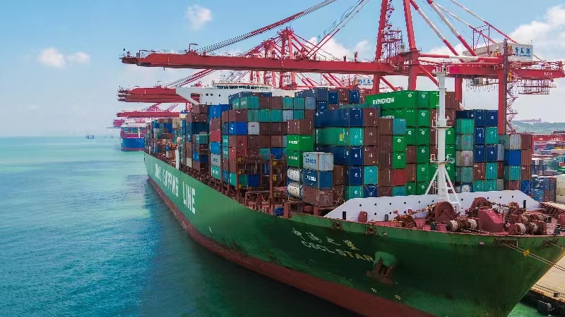 ปริมาณกล่องท่าเรือของจีนเพิ่มขึ้น 4.8% เป็น 150 ล้าน TEU ในครึ่งปีแรก